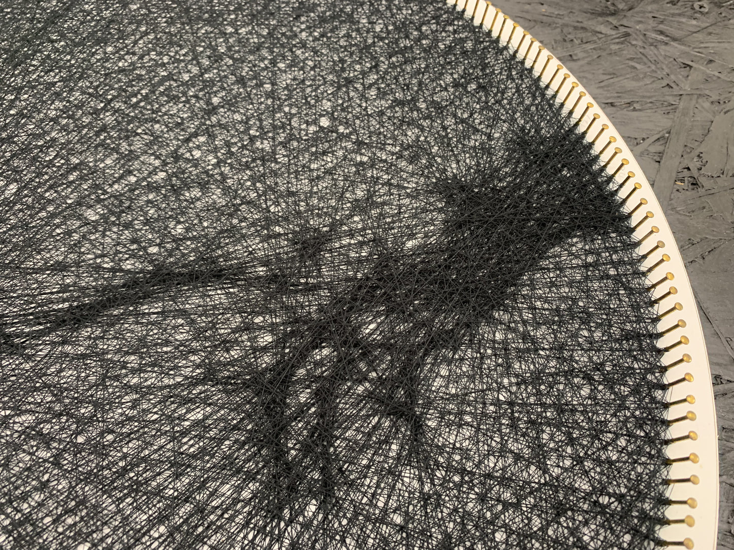 Custom String Art Portrait – Michelangelo's Creation of Adam