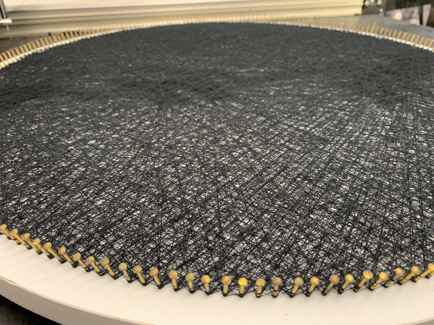 Custom String Art Portrait – Michelangelo's Creation of Adam