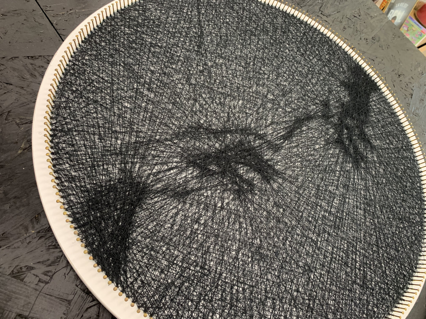 Custom String Art Portrait – Michelangelo's Creation of Adam